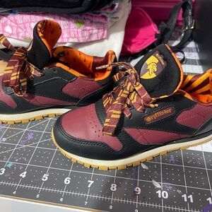 Reebok Kids Shoes in Black and Burgundy